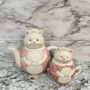 Teapot Sugar & Creamer Ron Gordon Exclusive Design